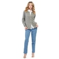 thumbnail image 6 of Turtle Bay New York Women's Classic Button Front Cable Knit Cardigan in Soft Acryllic, 6 of 6