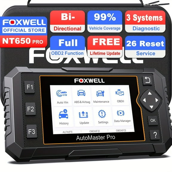 [Second Hand] Foxwell Bidirectional ABS SRS Car OBD2 Scanner Diagnostic Reset Tool