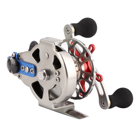 NFTIGB BA60 All Metal Portable Raft Fishing Reel 2.5:1 Gear Ratio 2 BB Left-Handed Fishing Accessory for Saltwater and Freshwater (4.33 inches / 11 cm)