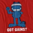thumbnail image 2 of Garfield T-Shirt Got Gains Unisex Graphic Tee For Men & Women, 2 of 7