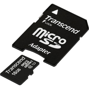 Transcend Premium 16GB microSDXC/SDHC Class 10 UHS-I 400x Memory Card w/