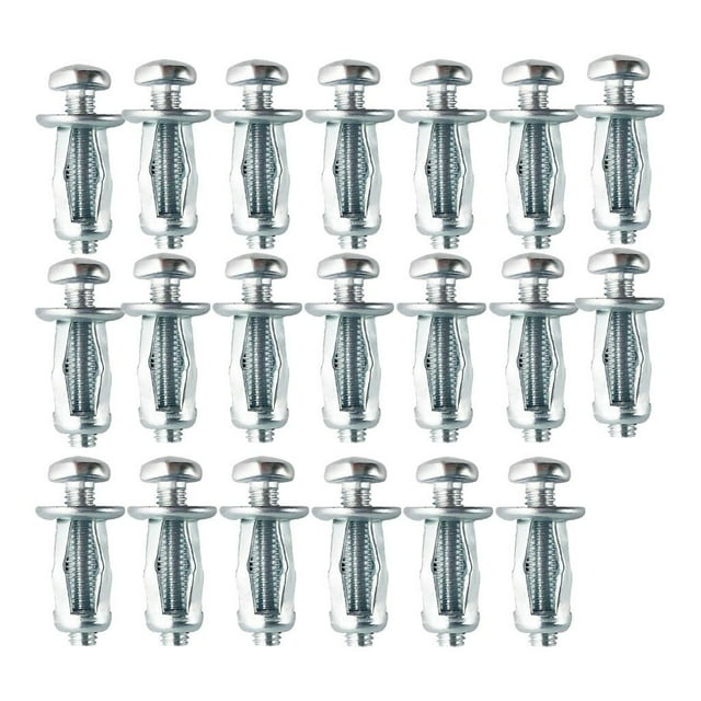koolsoo 20 Pcs Écrous de Vérin Fixations M5 M6 Creux Voiture Courtes Longues Goujons Rivet M5x25