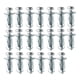 thumbnail image 2 of 40 Piezas Tuerca de Enchufe Tuerca de Herramienta Hueca Tornillo de Expansión de Pétalo M6x25 M5x25, 2 of 9