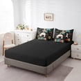thumbnail image 4 of YST Sloth Bed In A Bag King Floral Sloth Comforter Set 7 Piece For Kids Adults,Cute Cartoon Animal Bedding Set Love Heart Sheet Set With Comforter, 4 of 5