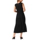 thumbnail image 3 of INSPIRE CHIC Vestidos de Verano para Mujeres Sin Mangas con Cuello Redondo, Vestido Midi Casual con Capas y Bolsillos XL Negro, 3 of 6