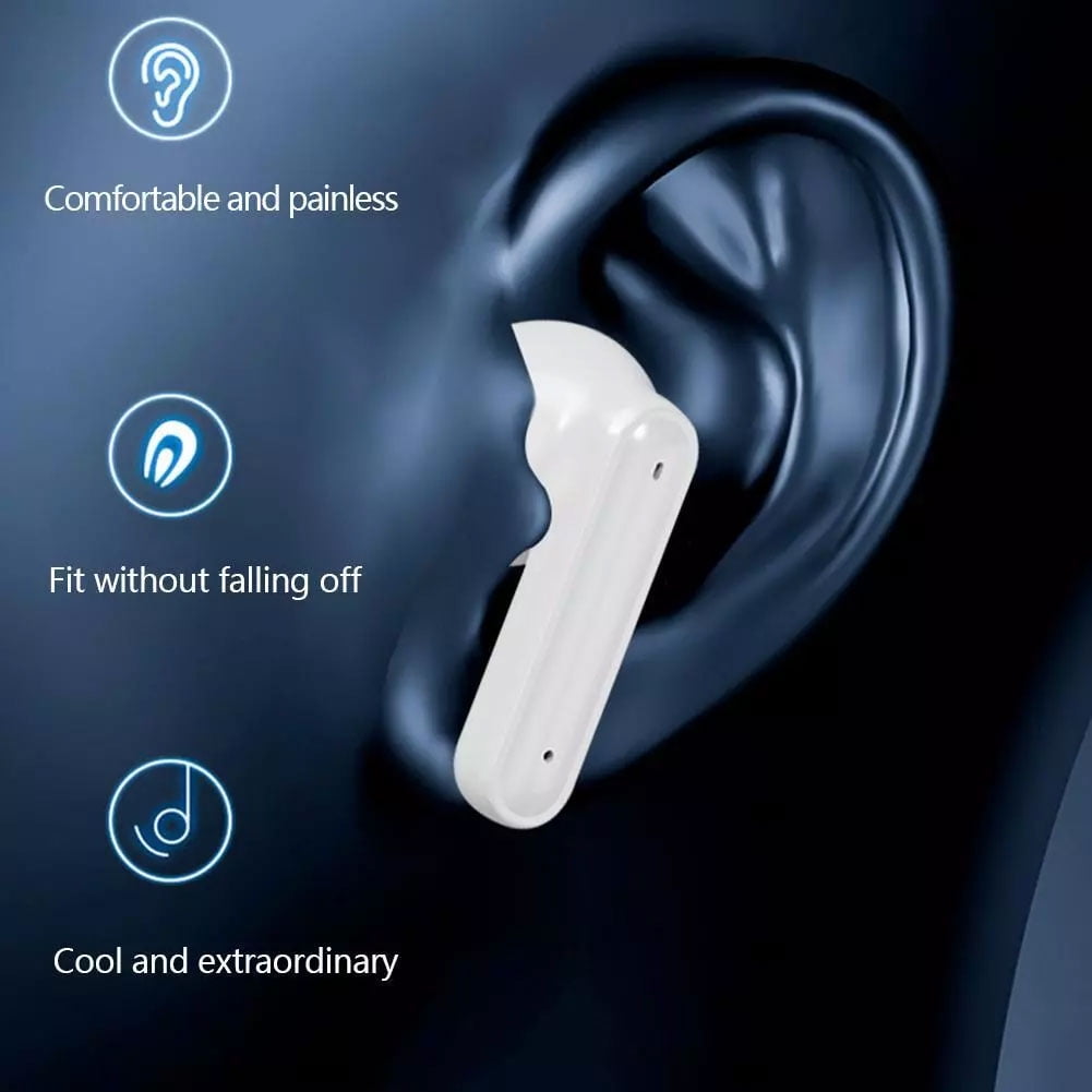 TWS Earphones Wireless for Motorola Razr Ultra (2025) - Earbuds Headphones True Stereo Headset Hands-free Mic Charging Case