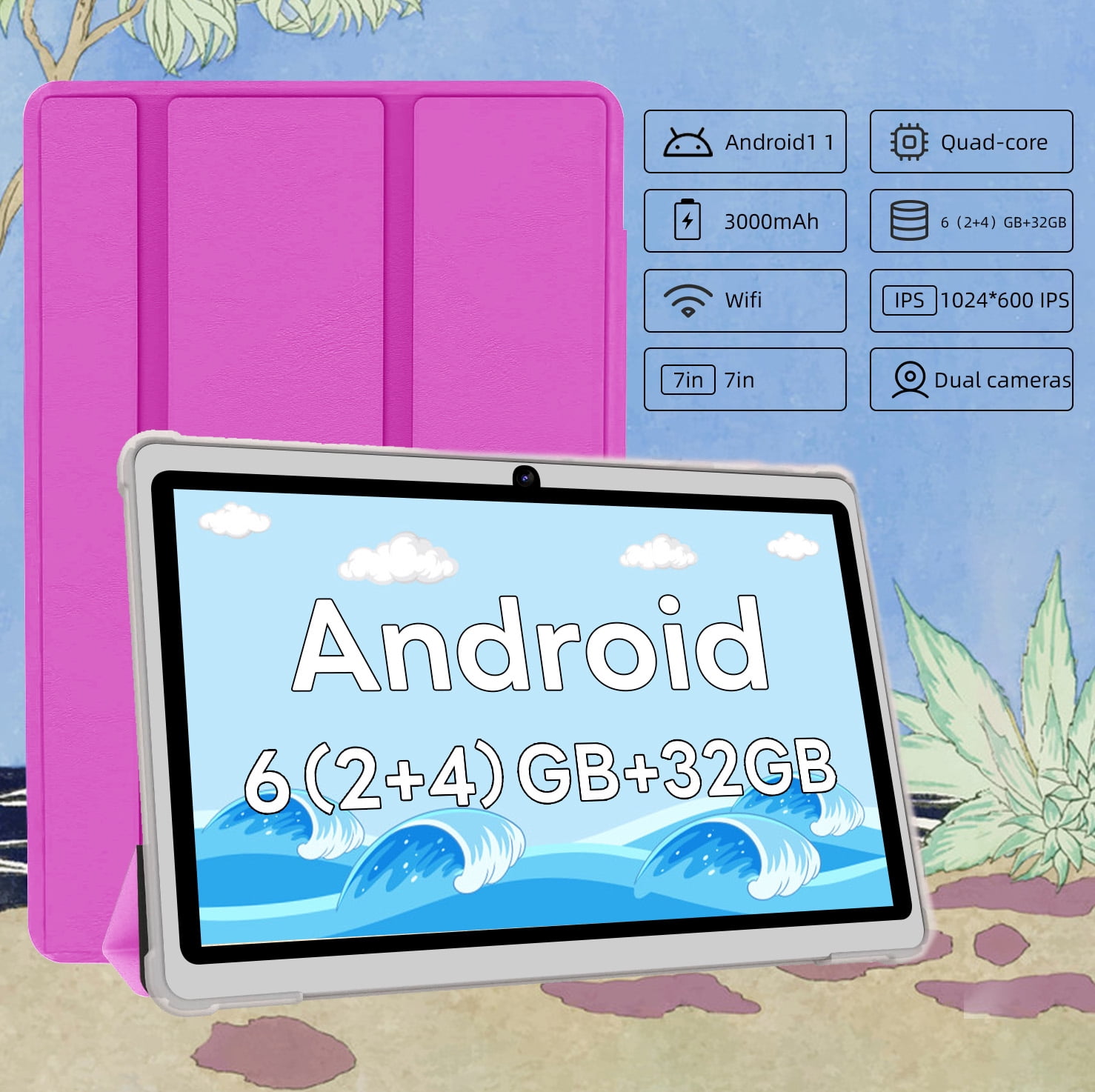 7inch Zeepad Quad Core Cortex A7 Android 4.4 KitKat Capacitive