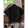 thumbnail image 2 of [Good Luck Charm] Lucky Cat Japanese Money Kitten Good Luck Charm Print T-shirt | Short Sleeve Crew Neck Casual Top | 100% Material | Slight Stretch | Regular Length, All Season | Knit Fabric, 220g/㎡, 2 of 6