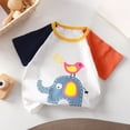 thumbnail image 2 of YEPGAR Toddler Girl Cotton Short Sleeve T Shirts Summer Boy Graphic Tees Baby (White, 3-4 Years), 2 of 4