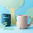 thumbnail image 7 of Bathroom Cups with Handle Cute Dinosaur Bathroom Couple Mouthwash Cup Toothbrush Mugs for Kids Couples Friends Gift, 7 of 7