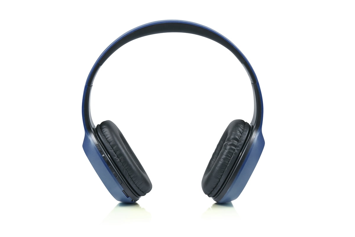 Over-the-Head Stereo Wireless Headsets for Samsung Galaxy Note 8/ A8 A8+ (2018)/ S8/ S8+/ S7/ S6/ S5/ Edge/ Active/ S4/ J7/ J5/ A5/ (2017)/ Note 5/ 4/ 3 (Blue)