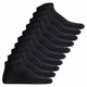 thumbnail image 1 of Jack & Jones Hombre Calcetines Pack de 10 - JACDONGO SOCKS, Talla única Negro 40-46, 1 of 3