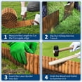 thumbnail image 2 of Metal Garden Edging Border – Flexible Corrugated Galvanized Steel Landscape Edging, Rust-Colored Decorative Lawn Border for Flower Beds, Walkways & Tree Rings, 2 of 8