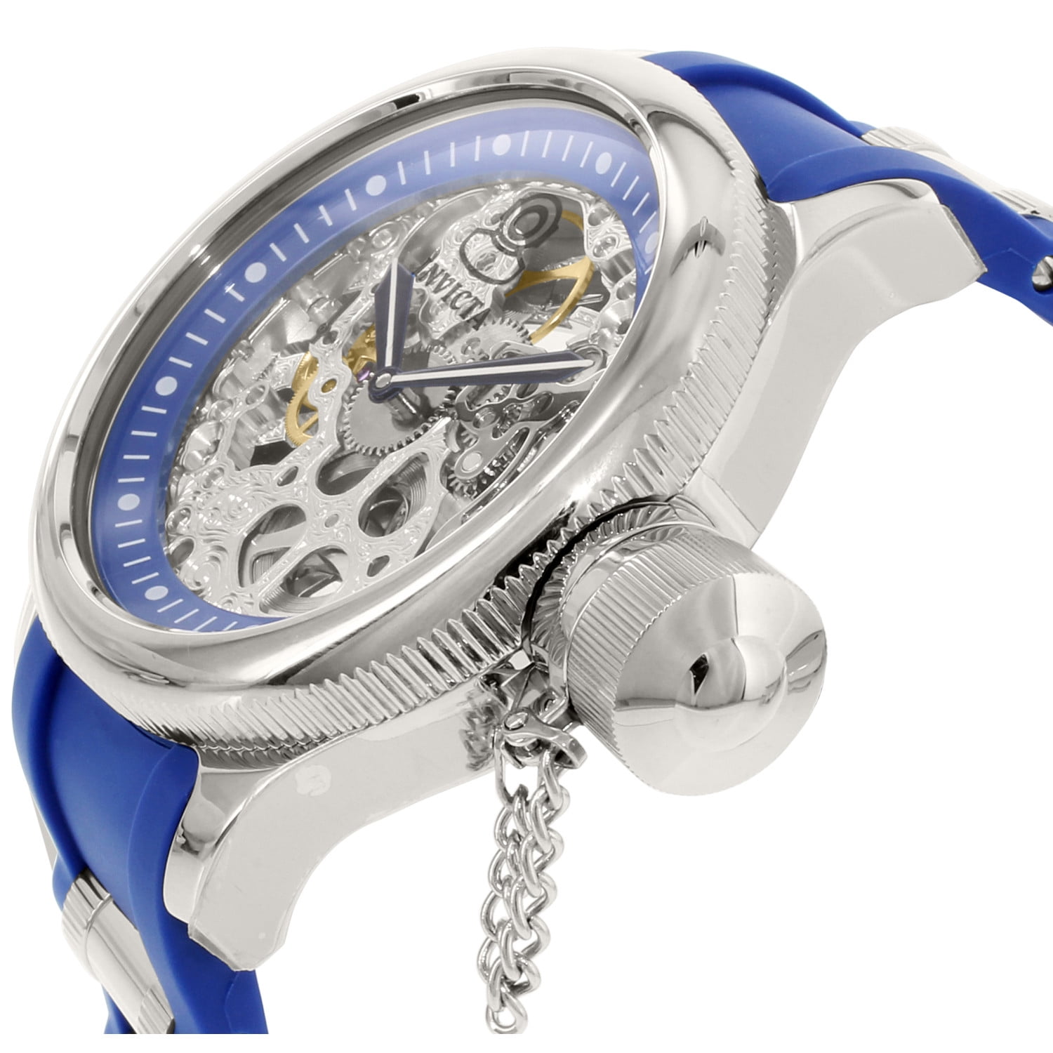 Invicta Men's Russian Diver 1089 Blue Silicone Automatic Watch