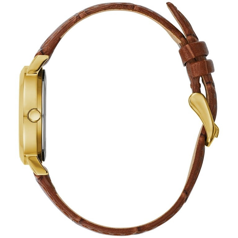 Caravelle by Bulova Women's Brown Leather Strap Watch 44L258