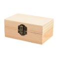 thumbnail image 2 of Caja de Almacenamiento de Joyería de Pino Hebilla Caja de Almacenamiento de Joyería Antipolvo Caja de Almacenamiento de Tarjetas Postal, 2 of 11