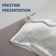 thumbnail image 5 of Swift Home 6-Piece Satin Pillowcase Gift Set with Eye Mask and Scrunchies, White, 5 of 5