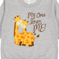 thumbnail image 3 of Inktastic My Oma Loves Me Toddler Sweatshirt, 3 of 4