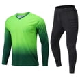 thumbnail image 4 of Conjunto de camiseta y pantalón de , camiseta de fútbol para , uniforme de entrenamiento profesional acolchado, transpirable, resistente M, 4 of 8