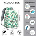thumbnail image 6 of Durable Cactus Print Laptop Backpack: Stylish Computer Bag Designed for School, College Campus, Work, and Travel, a Great Gift Choice for Teens and Adults in School or Office, 6 of 6