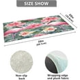 thumbnail image 3 of Coolnut Pink Flamingos Bath Mat, Dry Quickly Non Slip Absorbent Bath Rug, Soft Living Room Bedroom Home Floor Mats, Bath Mats for Bathroom, Tub and Shower 20" x 39" Home Decor Gifts, 3 of 7