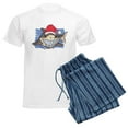 thumbnail image 6 of CafePress - Christmas Shark Pajamas - Men's Light Loose Fit Cotton Pajama Set, 6 of 7