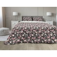 thumbnail image 1 of Japanese Comforter & Sham Bedding Set, Soft Spring Night Garden Pattern with Origins Rural Sakura Branches in Bloom, 3 pcs Duvet Set Microfiber Filling Quilt, 5 Sizes, Multicolor, by Ambesonne, 1 of 4