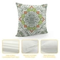 thumbnail image 4 of Aesthetic Floral Throw Pillow Covers Bohemian Mandala Pillow Covers for All Ages, Paisley Flower Cushion Covers, Boho Cushion Cases Green White Grey, 4 of 5