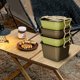 thumbnail image 4 of Set Of Four Portable Portable Lunch Boxes With Handles And Lids Fruit Boxes Food Boxes Microwaveable Lunch Boxes For Office Workers Deals Of The Day Clearance, 4 of 9