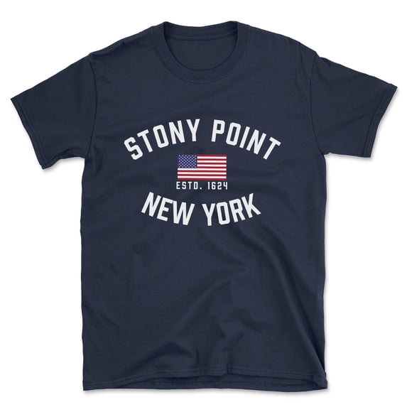 Stony Point New York Patriot Men's Cotton T-Shirt