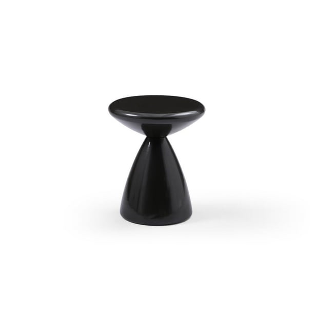 Mesa auxiliar Whiteline Modern Living Ayla Black Metal