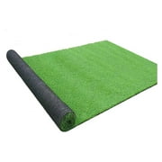 TYMEIK Green Artificial Grass Rug Outdoor Fake Grass Turf Mat Astro Turf Rugs with Drainage Holes Grass Rug for Dogs Gym Patio Yard Balcony Landscape Lawn Decor