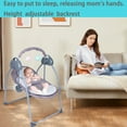 thumbnail image 3 of Yabanana Baby Swing with 5-Point Safety Harness, Bluetooth Control,5-Swing Speeds Settings & 3 Timing, Remote Control,(Gray), 3 of 10