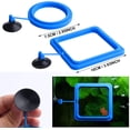 thumbnail image 3 of Anillo de alimentación para peces, 2 piezas para acuario, peces, tortugas, accesorios para tanque, círculo de alimentación para tortugas doradas(azul) ER, 3 of 5