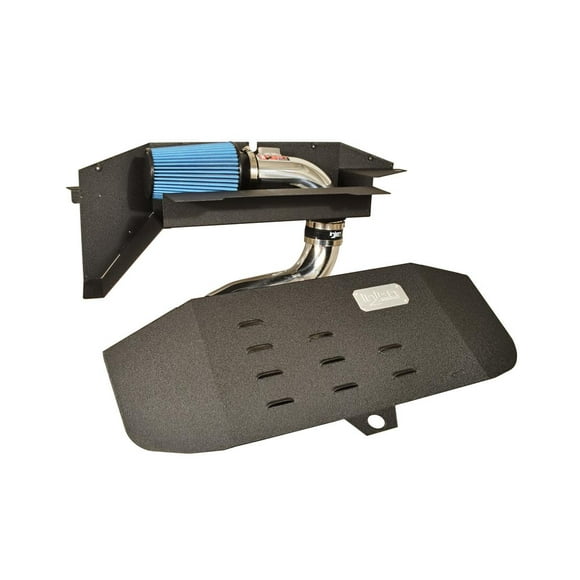 Injen Technology Cold Air Intake SP1122P SP Series; Short Ram Intake System; Polished Aluminum Tube; Blue Dry Media Filter; With Air Box With Scoop