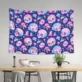 thumbnail image 4 of Easygdp colorful Skull mushroom rainbow Tapestry Wall Hanging, Wall Tapestries for Bedroom Aesthetic Living Room Office Decor 60x40in, 4 of 8