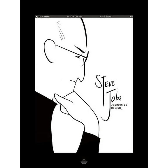 Campfire Graphic Novels: Steve Jobs: Genius by Design : Campfire Biography-Heroes Line (Paperback)