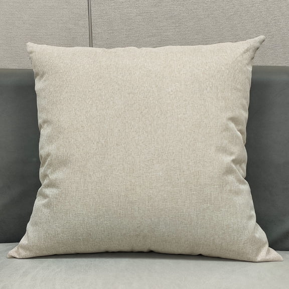COM1950s Decorative Throw Pillow for Couch and Bed,45X45Cm Square Pillow with Removable Cover,Soft Linen Blend for Living Room,Bedroom,and Outdoor Home Decor (Including Pillow Core)