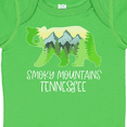 thumbnail image 4 of Inktastic Smoky Mountains, Tennessee Mountains and Bear Shape Boys or Girls Baby Bodysuit, 4 of 5