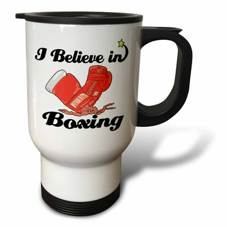 

I Believe In Boxing 14oz Stainless Steel Travel Mug tm-104865-1