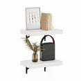 thumbnail image 4 of Furinno TANNA 15-Inch Wall Mounted Floating Display Shelves in White Set of 2, 4 of 6