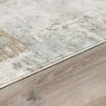 thumbnail image 3 of BoutiqueRugs Kress Contemporary Area Rug - Medium Gray, Charcoal, Light Gray - 10' x 13'11", 3 of 19