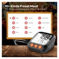 thumbnail image 4 of BBQ Meat Cooking Thermometer,Tuya Smart APP Control Bluetooth Timer Digital Reading Screen Oven Thermometer With 6 Probes ,Easy to Install, 4 of 7