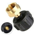 HONGDI Propane Refill Adapter 1 Lb BrassCylinder Tank Coupler for QCC1