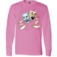 thumbnail image 3 of Inktastic Tragedy and Comedy Stage Masks Long Sleeve T-Shirt, 3 of 5