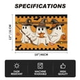 thumbnail image 5 of Sm:)e Jack-O'-Lantern Bat Ghost Broom Halloween Placemats Set of 4, 12x18 Inch Holiday Table Mats for Indoor Outdoor Party Dining Decoration, 5 of 7