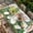 White, variant on St Patricks Day Table Cloths for 4 Foot Rectangle Tables, Green Shamrock Spring Rainbows Gnomes Patio Waterproof Elastic Fitted Tablecloths, Washable Rectangular Table Cover for Camping