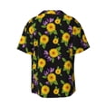 thumbnail image 7 of Kdxio Men's Hawaiian Shirt for Men Short Sleeve Shirt Daisies Flowers Summer Casual Holiday Beach Button Down T-Shirts, 7 of 7