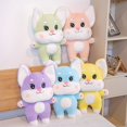 thumbnail image 4 of Plush Doll Soft Lovely Vivid Look Multicolor Comfortable Touch Gift PP Cotton Cartoon Fox Stuffed Toy for Kids, 4 of 8