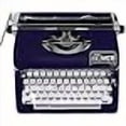 thumbnail image 3 of The Oliver Typewriter Company Machine à Écrire Manuelle Intemporelle, Bleu Royal, 3 of 4